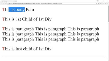 first letter and first line in CSS (Hindi)