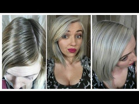 How i got platinum silver hair | Bleach bath | green/orange colour  correction | IdleGirl - YouTube