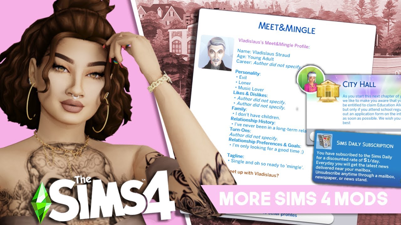 Top 10 Free Mods for Better Realism & Gameplay + LINKS (The Sims 4 mods) 