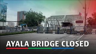 Ayala Bridge pansamantalang isinara dahil sa biglaang kilos-protesta ng INC | ABS-CBN News