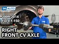 How to Replace Passengers Side CV Axle 2009-2014 Ford F-150