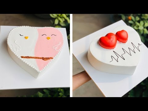 ハート型の愛の誕生日ケーキ| Decorate Wonderfull Cake For Love | Trang trí mẫu bánh kem tình yêu trái tim | Myaca | Foci