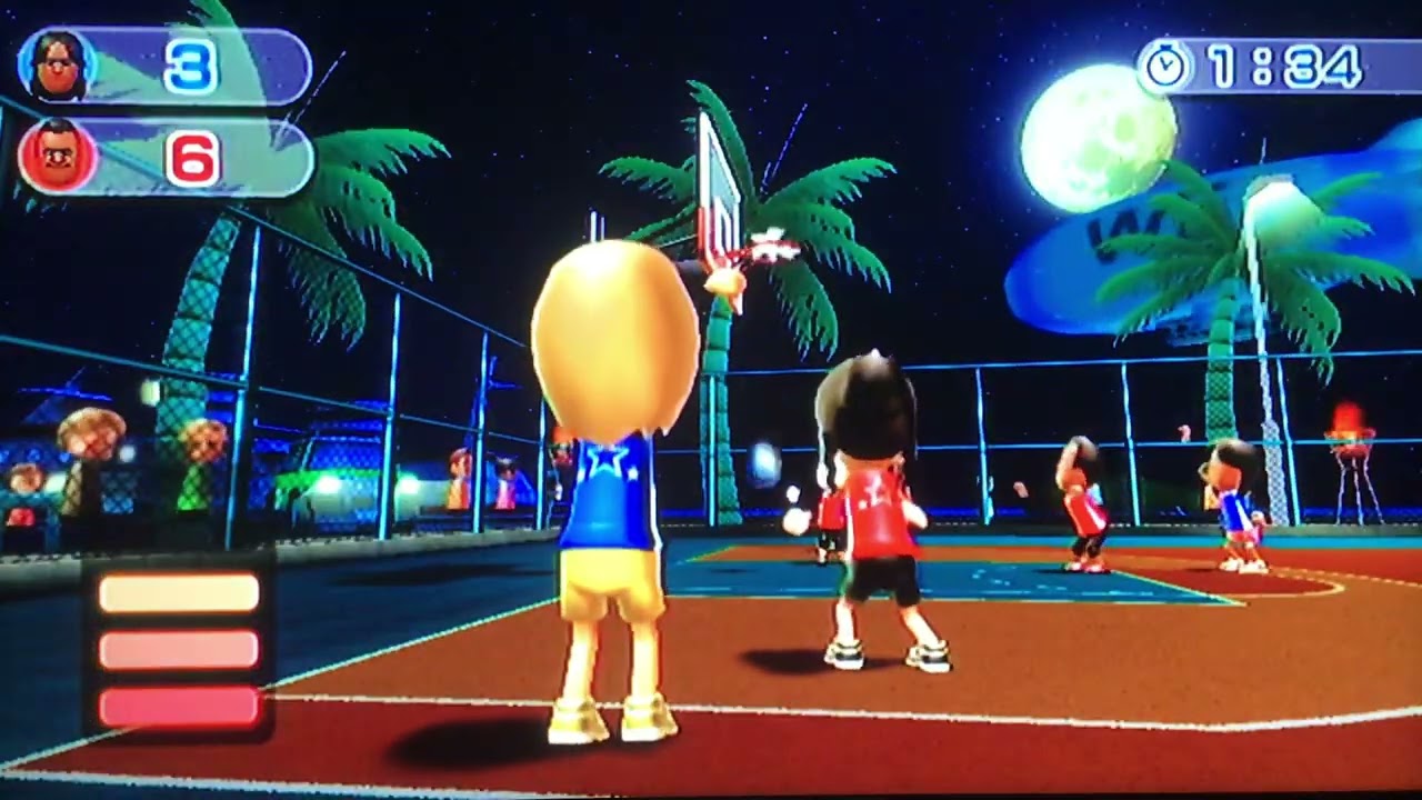 Wii Sports Resort Series: Basketball Pickup Game (Tamari vs. Tommy) FINALE