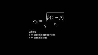 Standard Deviation of Sample Proportion