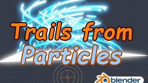 [Blender 2.83] How To Make Particle-based Trails using Animation Nodes