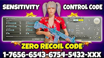 NEW UPDATE 4.0 🔥 BEST SENSITIVITY CODE + CONTROL SETTINGS BGMI/PUBG MOBILE
