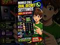 Smartphone Call Dial Secret Settings 🤫 Try These Dial Codes Today!