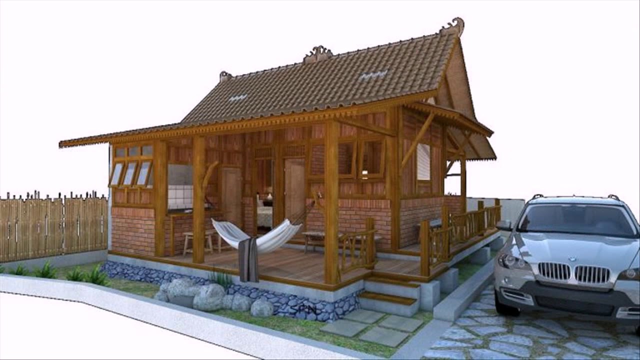 Contoh Desain  Artistik Rumah  Kayu  Minimalis  Mujur 