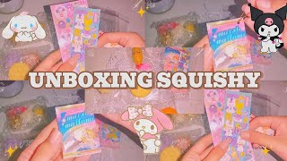 Unboxing squishy 🪄| khui bưu phẩm squishy đến từ seller nào đây taa..⁉️ squishy siu cutee💍💗