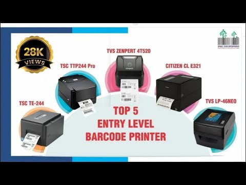 Top 5 barcode Printer Entry Level TSC TE244TTP244Pro TVS Citizen CLS321 Best Barcode Printer