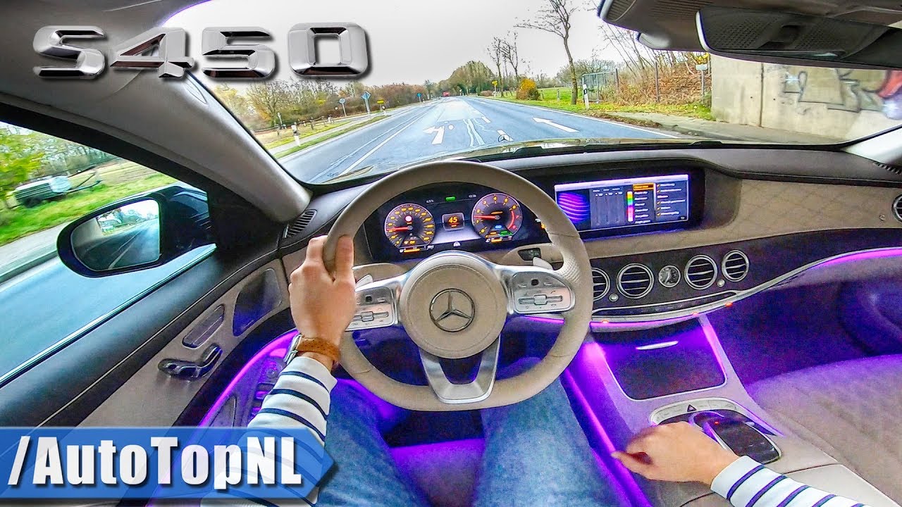 Mercedes Benz S Class 2019 Amg Line S450 Lang 4matic Pov Test Drive Ambient Lighting By Autotopnl