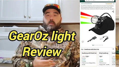 Coon Hunting Light Review- Cheap Amazon light review