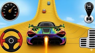Mega Ramp Monster Car Racing 3D - Extreme Car Stunts - Android Gameplay screenshot 2