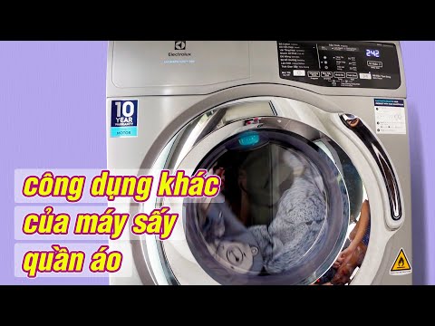 Có thể bạn chưa biết ba công dụng này của máy sấy quần áo!
