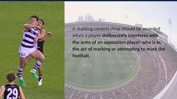 AFL Barwon 2020 Laws of the game - Marking Contest