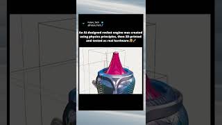 No Human Built This Rocket Engine! 🤯🚀🤖 (0% CAD, 100% AI) #shorts