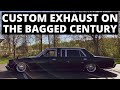 BAGGED VG45 TOYOTA CENTURY - We Build A Custom Exhaust On My LWB Century