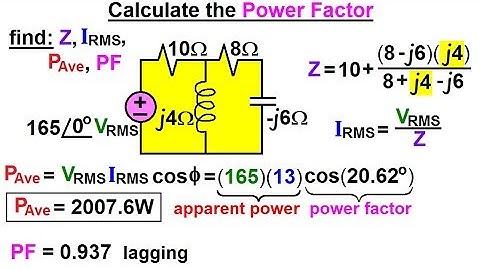Electrical Engineering: Ch 12 AC Power (36 of 58) How to Calculate the Power Factor?