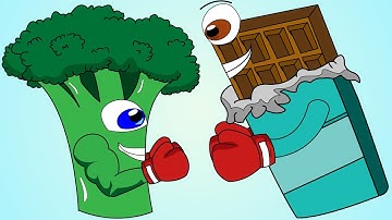 Healthy Food Vs Junk Food Song!