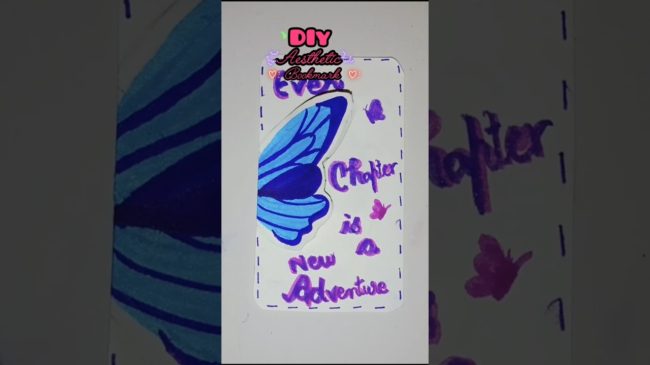 Diy aesthetic Bookmark ideas 😱🔖 youtube#easyideas#artscraft#shortsviral#trendingshorts #craftideas