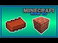 How to Craft, Make and Use Bricks and Brick Blocks in Minecraft! | Easy Minecraft Tutorial
