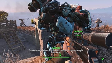 Fallout 4 - Defending the Castle against the Institute