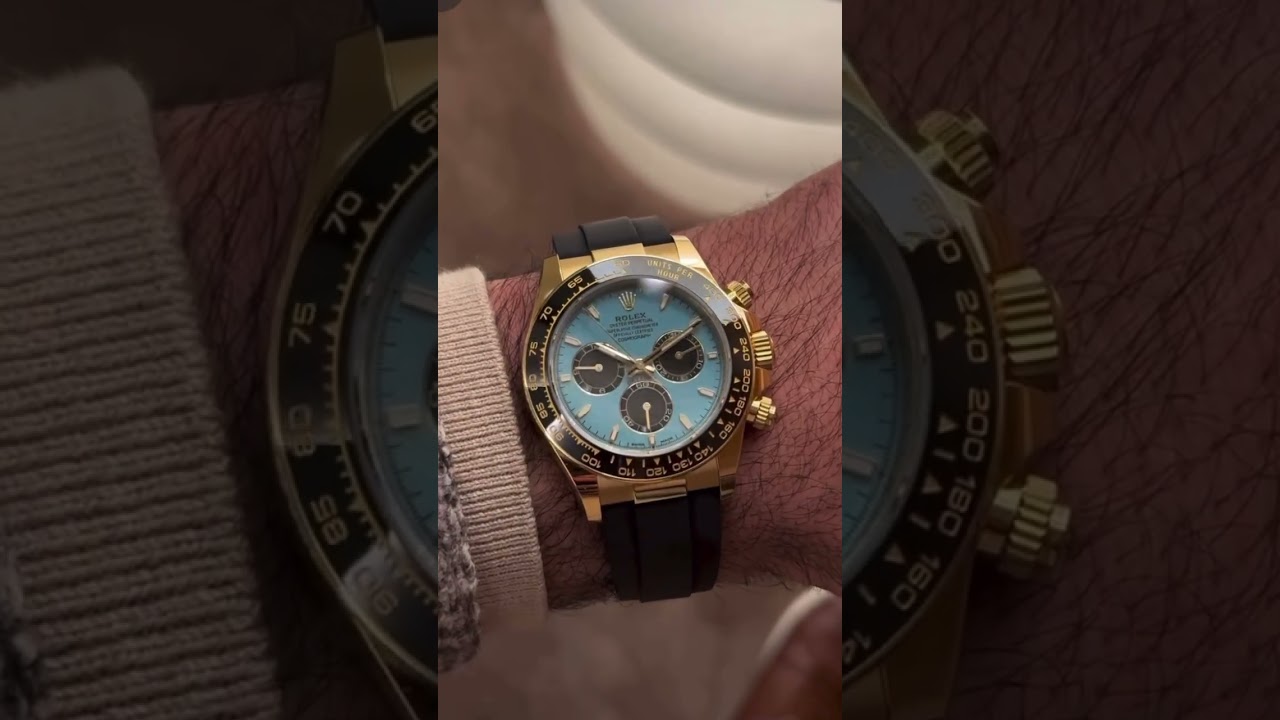 The new Rolex Daytona 😊 with Tiffany blue dial.
