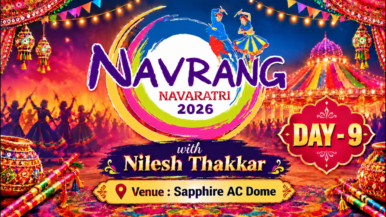 Navrang Navratri 2026 |  Day - 9  | Nilesh Thakkar |