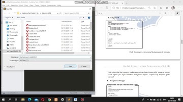 5 menit awal dan 5 menit akhir praktikum pemrograman web Modul 2