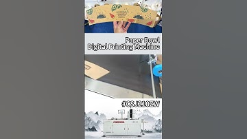 Food packaging box digital printing machine，craft paper bowl printer