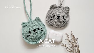 5 Minutes - Crochet Mini Cat Pouch