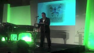 Paul Potts performs Forbidden Colours at Treat Trust Wales Gala evening in Brangwyn Hall, Swansea