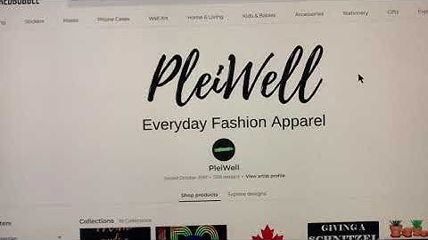 RedBubble Shop Ideas - Create a banner and create a Featured Collection