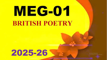 IGNOU MEG-01 Solved Assignments 2025-26 For July 2025 and January 2026 Session