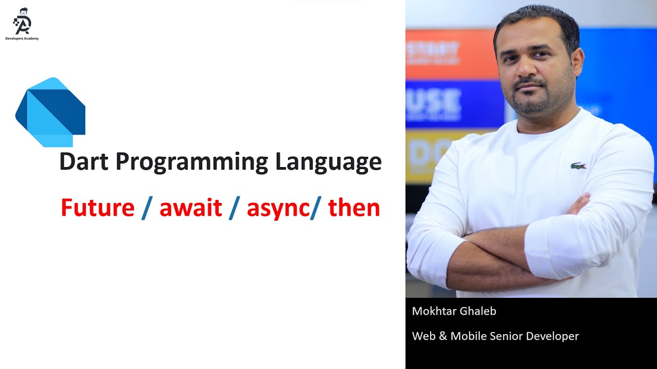 البرمجة بلغة دارت - الدرس الثامن ـ Future - await and async - YouTube