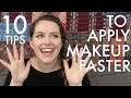 Speed Up Your Makeup Application (Make-Up Artist Tips)