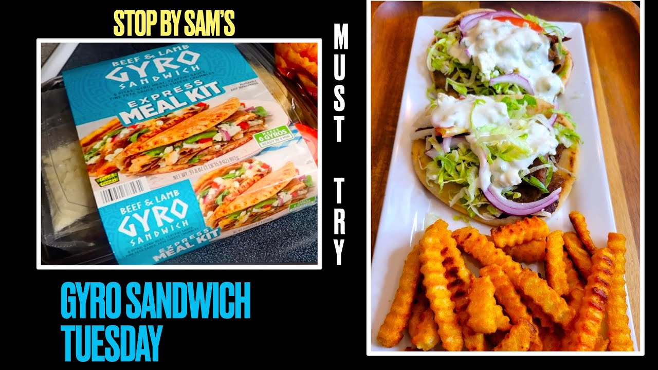 Stop by Sam's Gyro Sandwich Tuesday Mukbang fries 