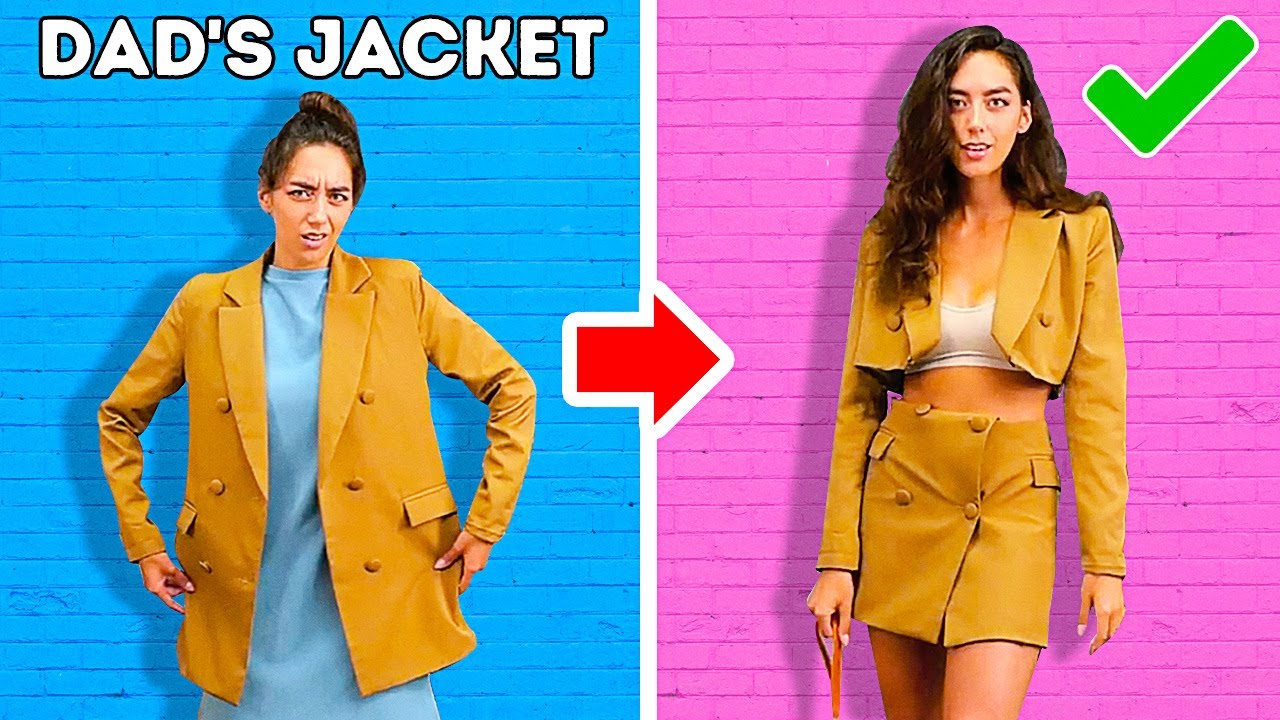 40 IDEAS TO UPGRADE YOUR OLD CLOTHES FOR FREE