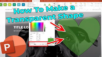 How to Make a Shape Transparent in PowerPoint