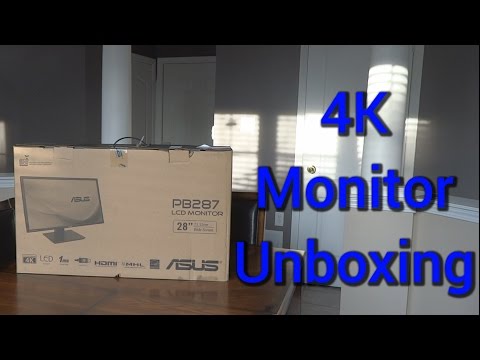 ASUS PB287Q 4K Monitor Unboxing