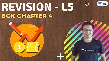 Revision L5 | BCK Chapter 4 | Unacademy CA Foundation | Akhilesh Daga
