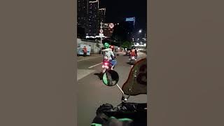 Joy ride around Thamrin City. Song : Lirih by Naomi Harahap.