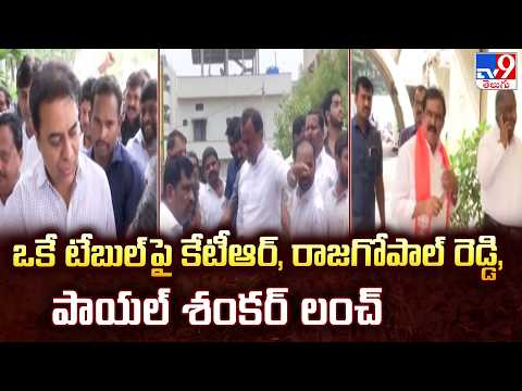 KTR, Rajgopal Reddy & Payal Shankar’s Lunch Meeting - TV9 - TV9