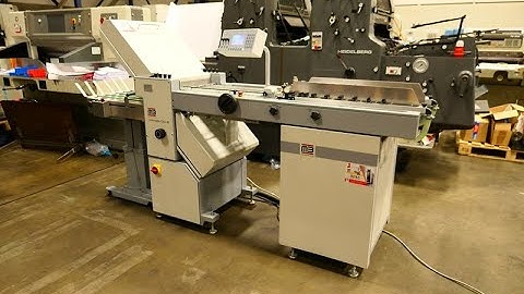 mb multimaster cas 38 folder   fully automatic paper folding machine for sale   Gab Supplies Ltd   2