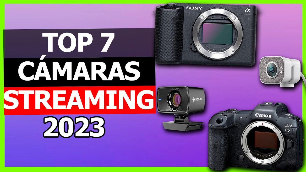 ✓ 7 Mejores CÁMARAS para STREAMING 2023 📸 TOP 7 [Profesionales y Baratas]  