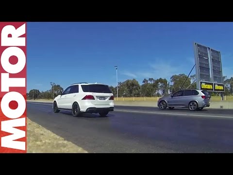 BMW X5 M vs Mercedes-AMG GLE 63 S drag race