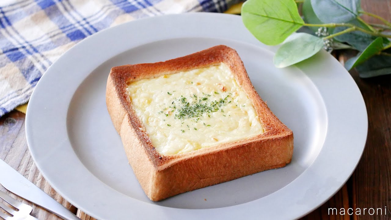Corn Pottage Gratin Bread] Easy with soup base! Arranged toast