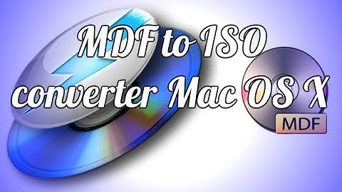 Как конвертировать образ MDF в ISO converter Mac OS X
