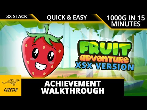Fruit Adventure XSX - Achievement Walkthrough (1000G IN 15 MINUTES