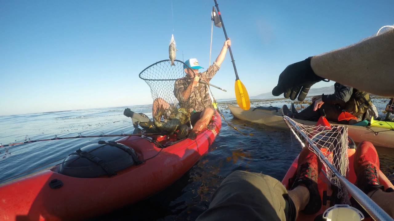 Kayak Fishing in Cambria, CA 9/25/16 YouTube